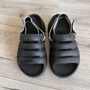 UGG Kids Black Sandals